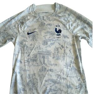 Nike France 2022 World Cup Away Jersey Long Sleeve Dri-FIT Size M NWOT Perfect!